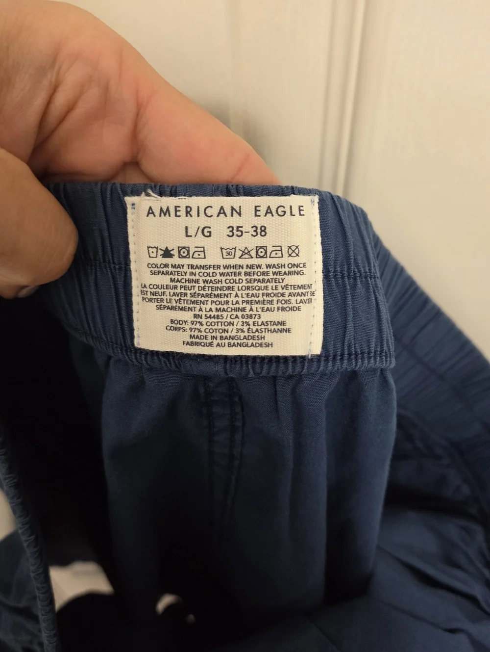American Eagle Outfitters Men's Poplin Classic Pocket Boxer Short Size Large